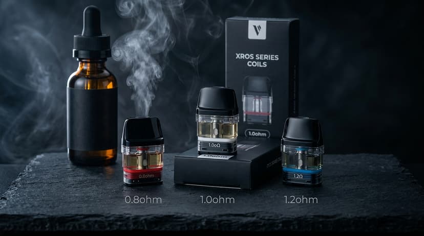 Vaporesso XROS: Guia Completo das Coils (0.8ohm, 1.0ohm, 1.2ohm)